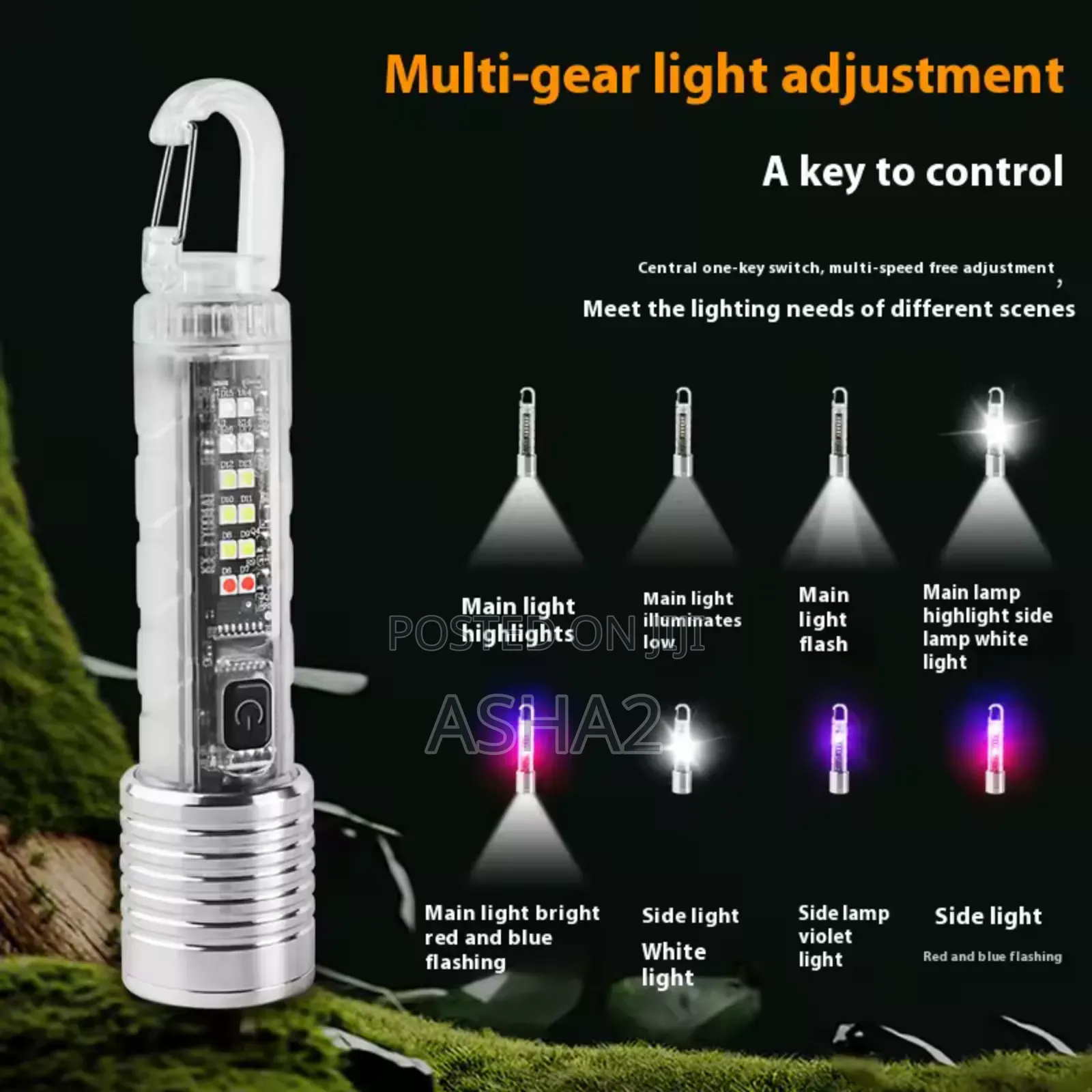 Outdoor Rechargeable Zoom Torch
