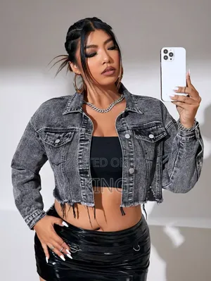 Nurturing Crop Jean Jackets