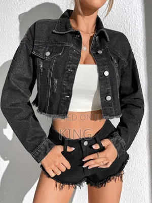 Nurturing Crop Jean Jackets