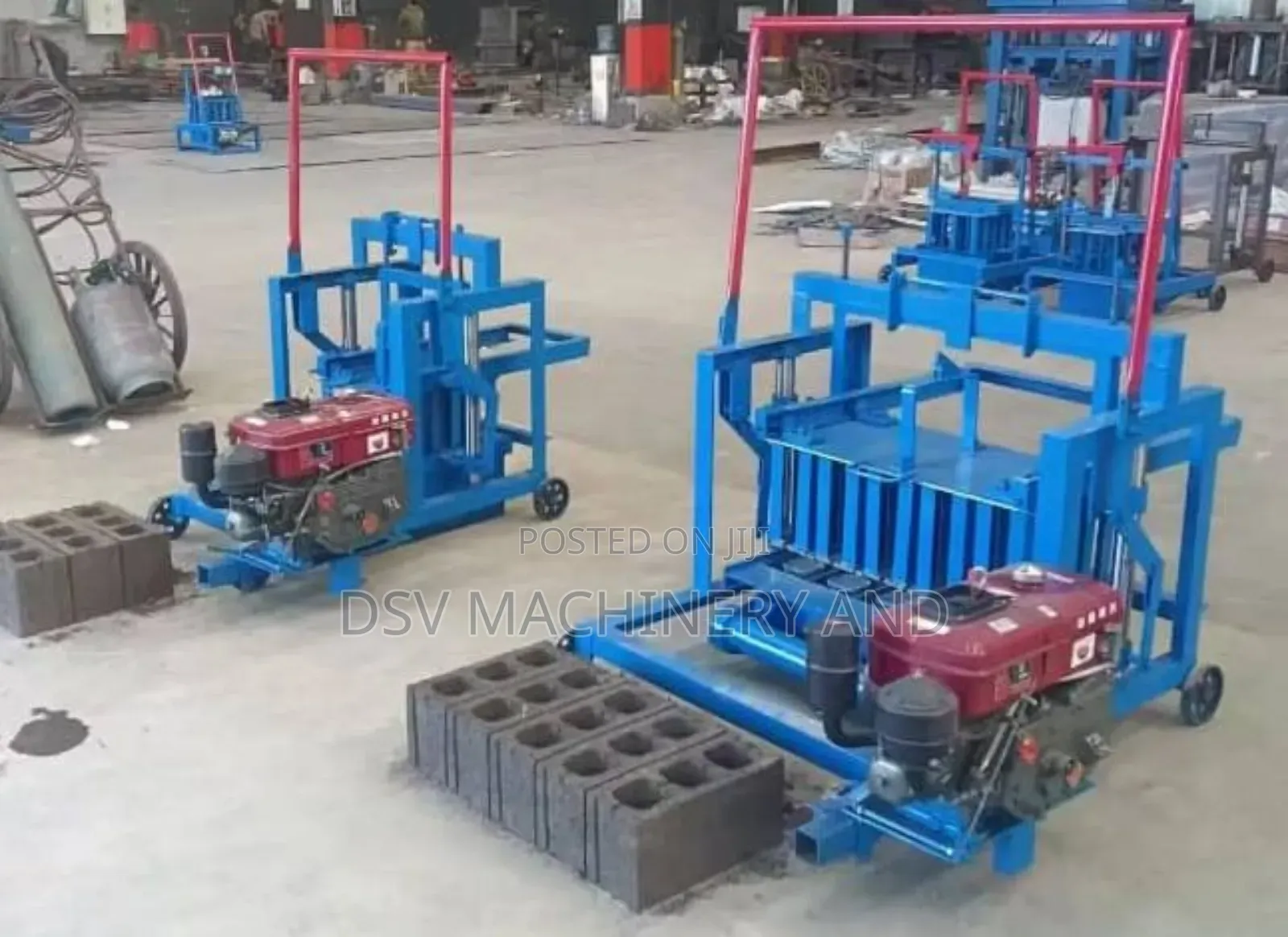 Concrete Hollow Block Making Machine