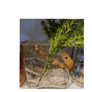 1 PCS Transparent Glass Flower Vase.