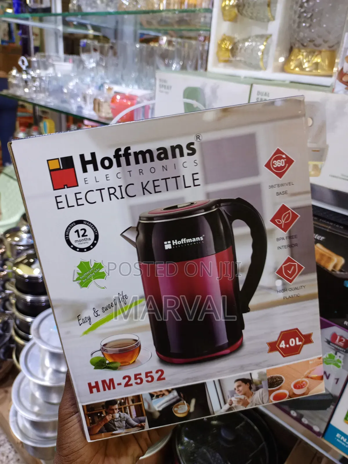 Hoffmans 4l Electric Kettle Hm-2552