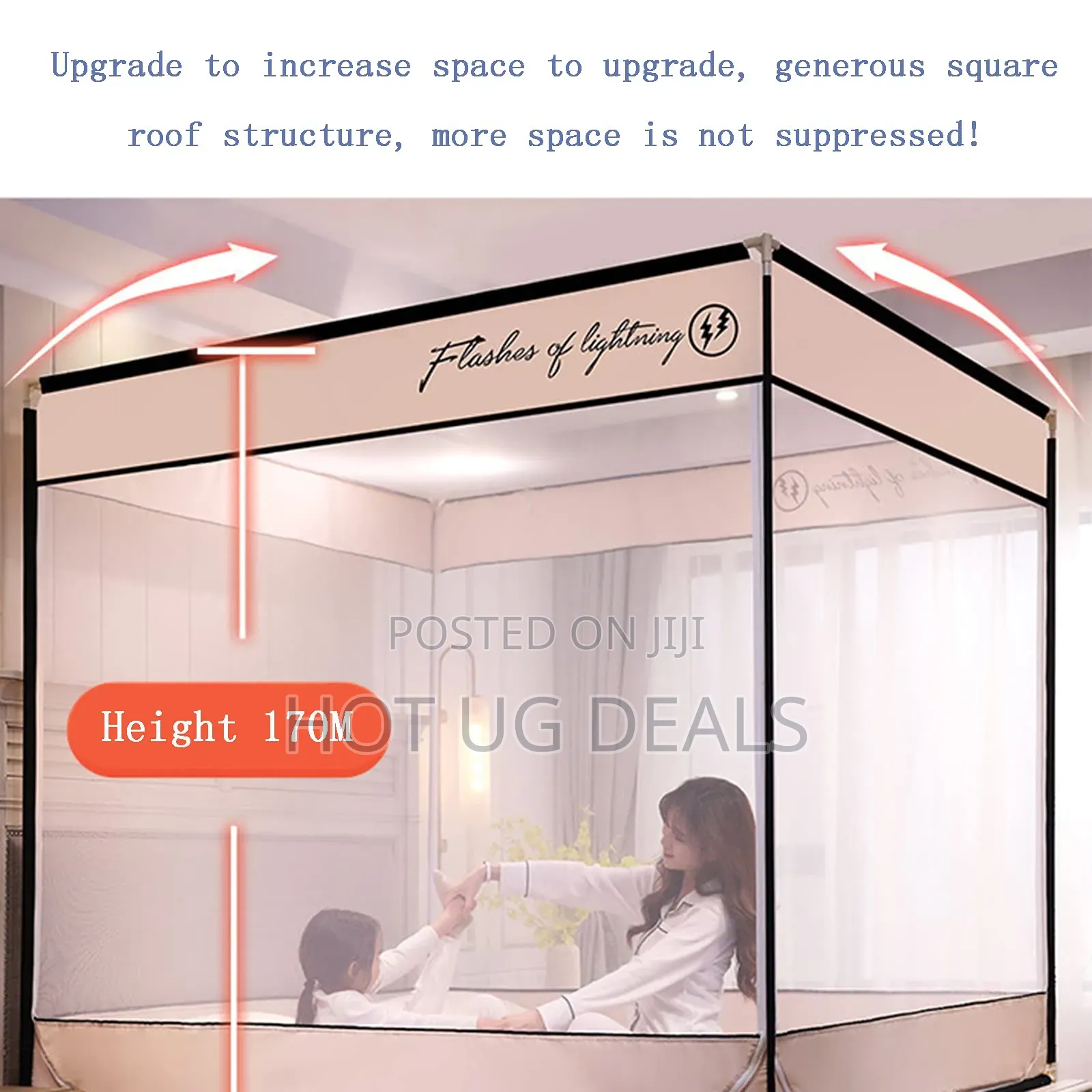 5x6 Bed Mosquito Net - Multicolor