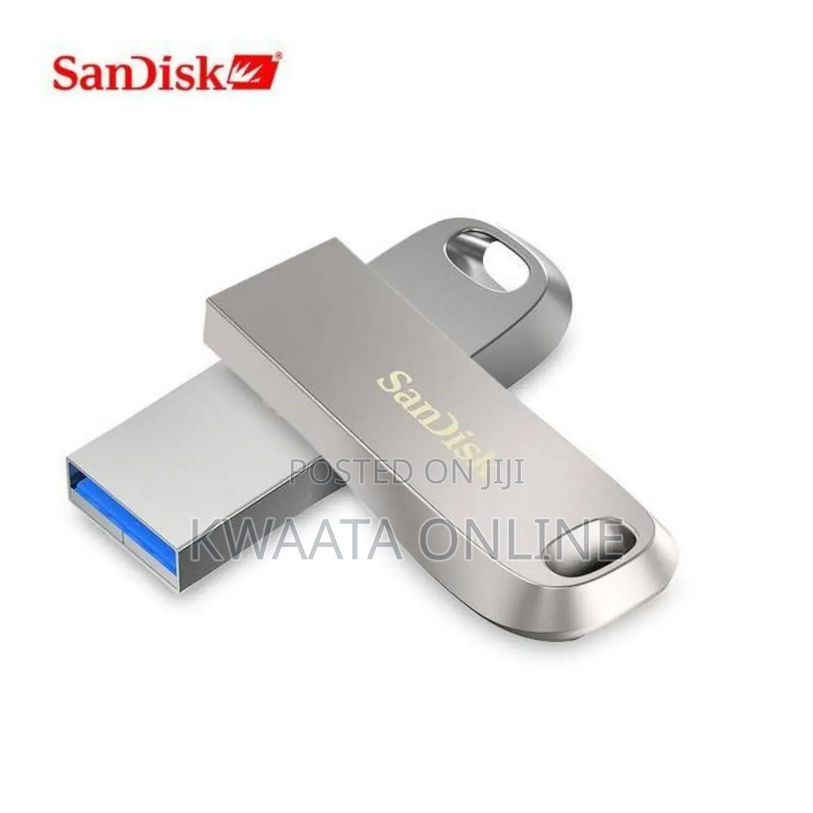 32gb San Disk 3.1 Flash Storage Device Flash Drive-Silver