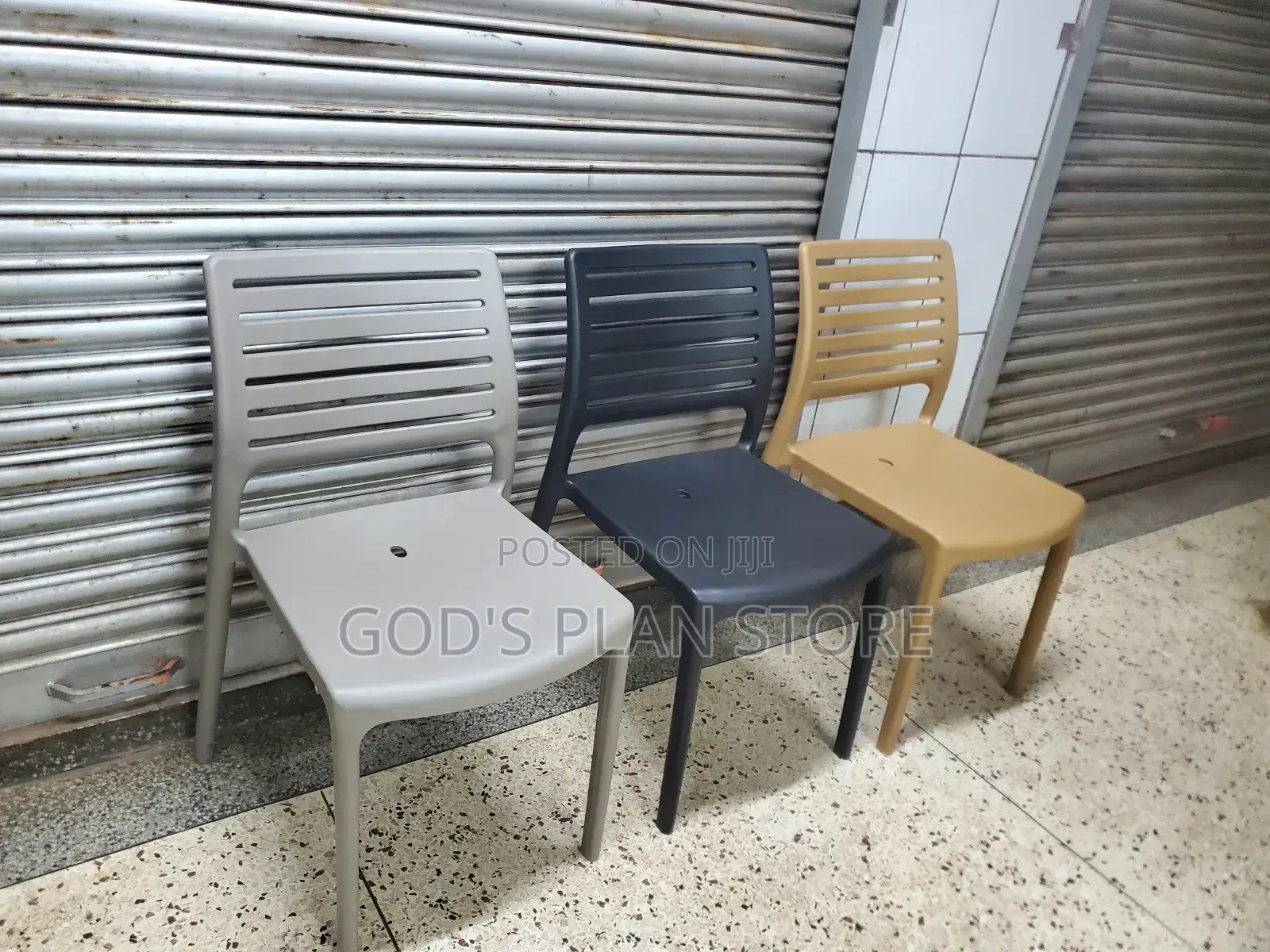 Armless Plastic Conference Chairs Plastic