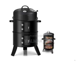 3 in 1 Charcoal BBQ Grill Smoker