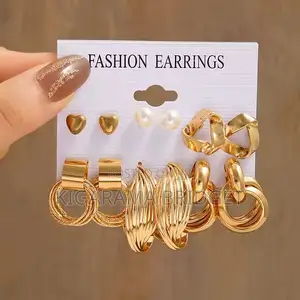 6pcs a Set of Earrings