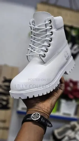 White Timberland Boots