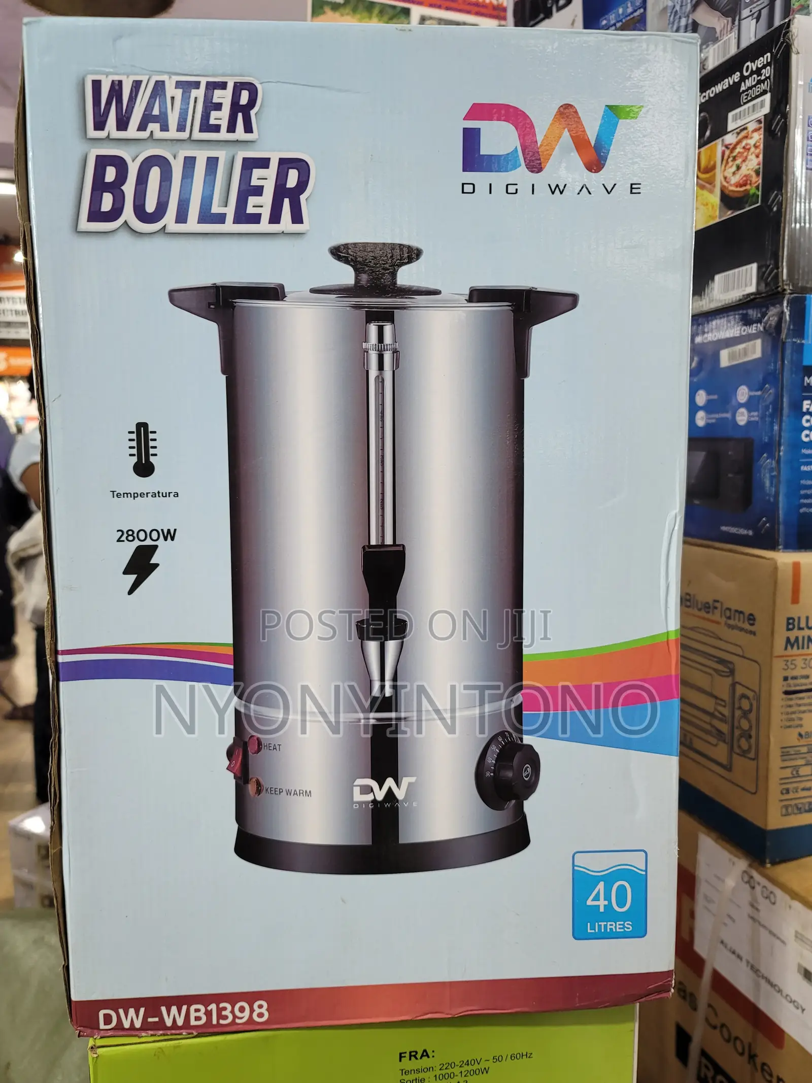 40 Liters Digi Wave High-Quality Automatic Water Boiler