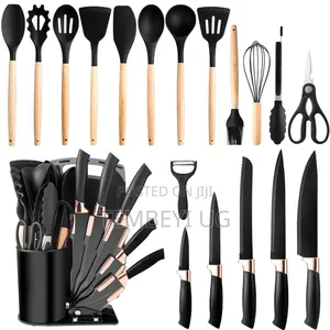 20 Piece Knives and Silicone Serving Set