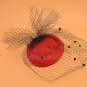 Red Fascinator