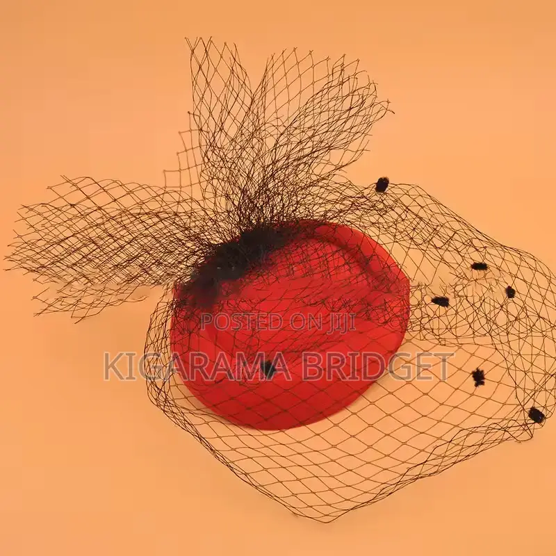 Red Fascinator