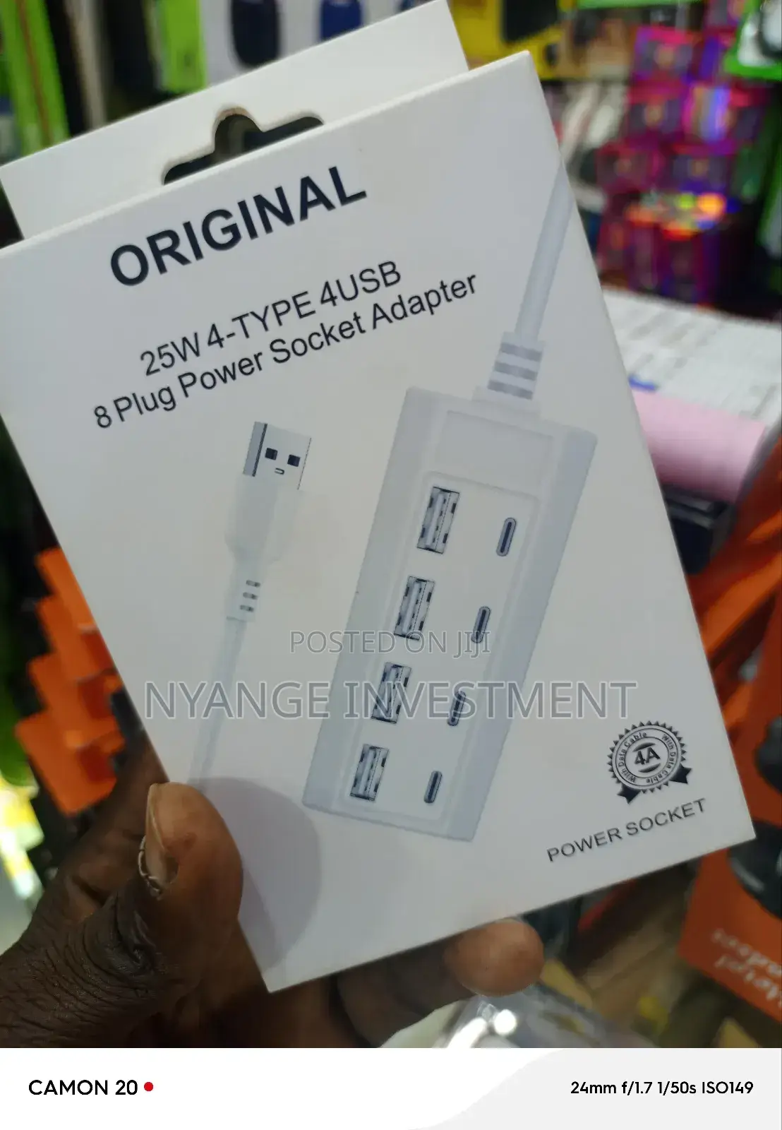 Power Socket Adaptor and Usb Hub.