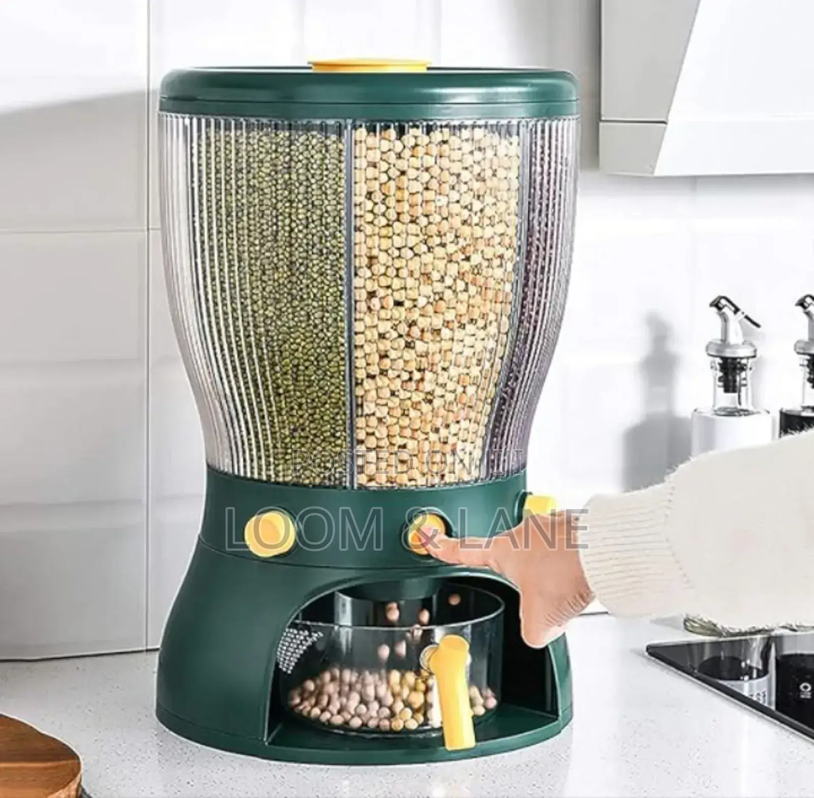 Multifunctional Insects Proof Rotating Food Storage Box