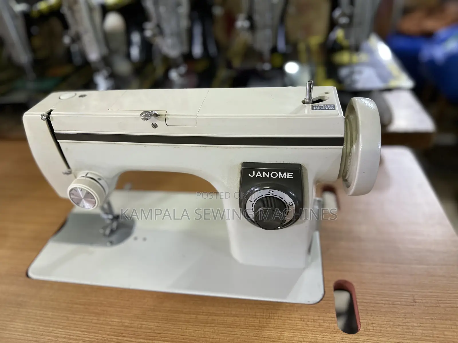 Janome Straight Sewing Machine With New Original Stand +