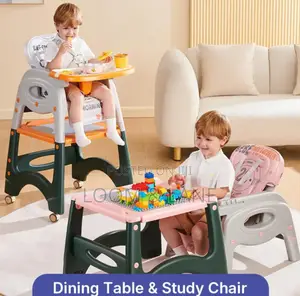 New Multifunctional Children's Dinning Table and Chair