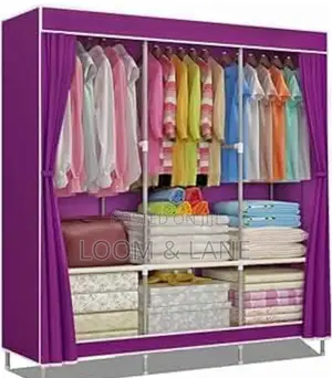 Simple Easy Wardrobe Reinforce With Steel Pipes