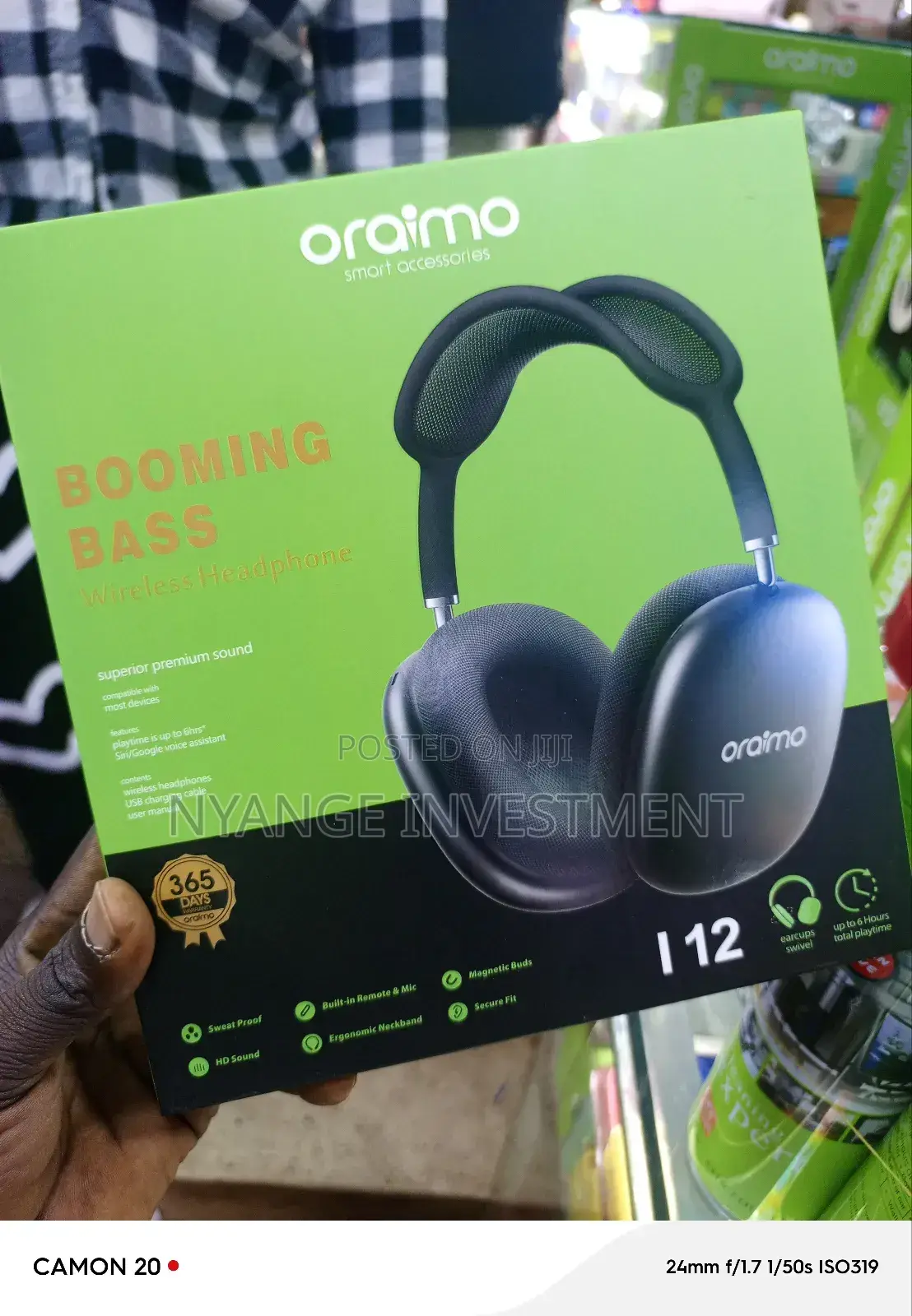 Oraimo Wireless Headphones.