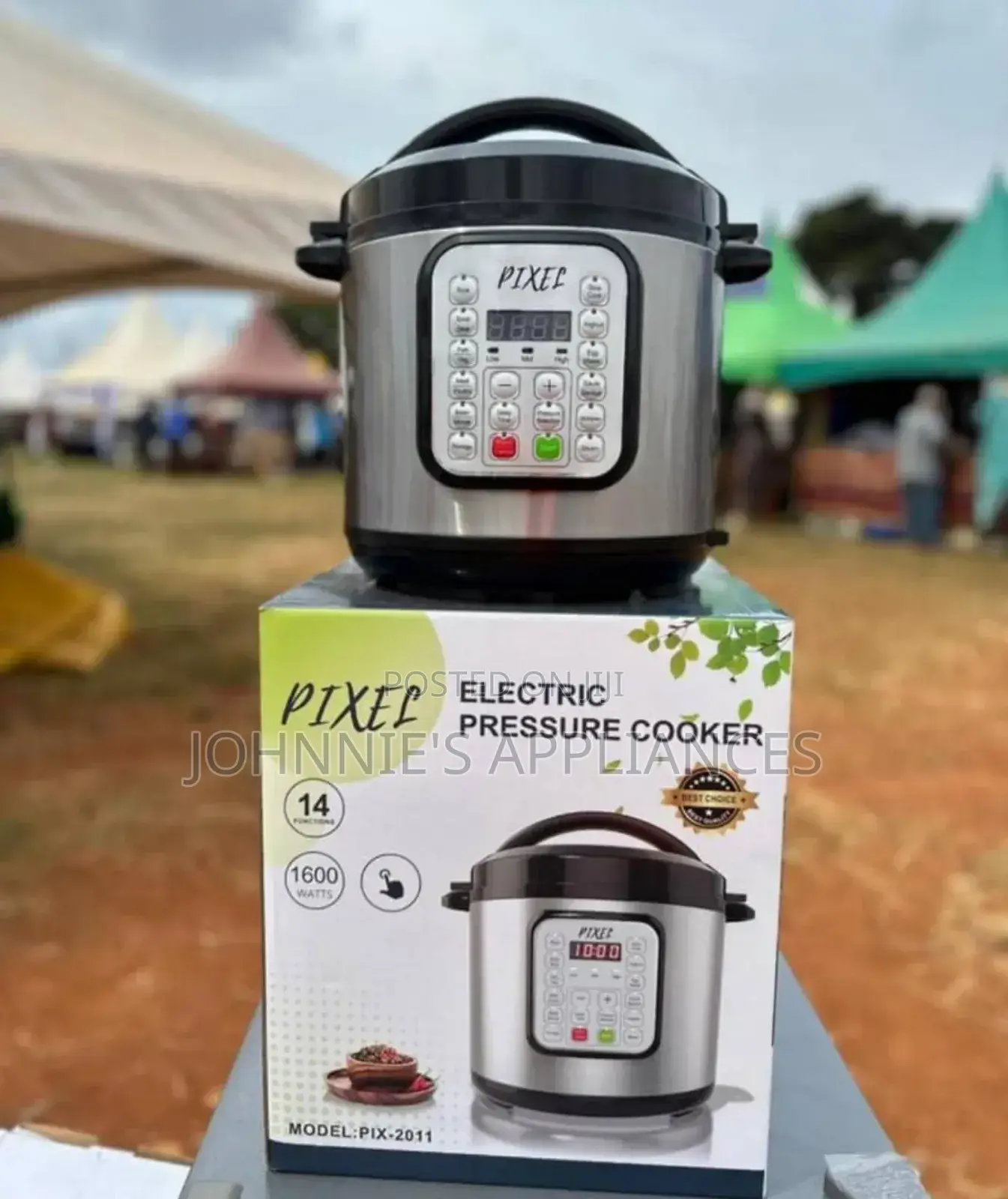 Pixel Electric Digital Pressure Cooker 7l