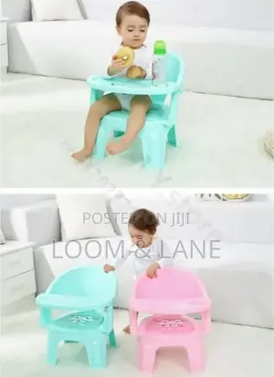 Portable High Chair/ Study Chair With Removable Tray