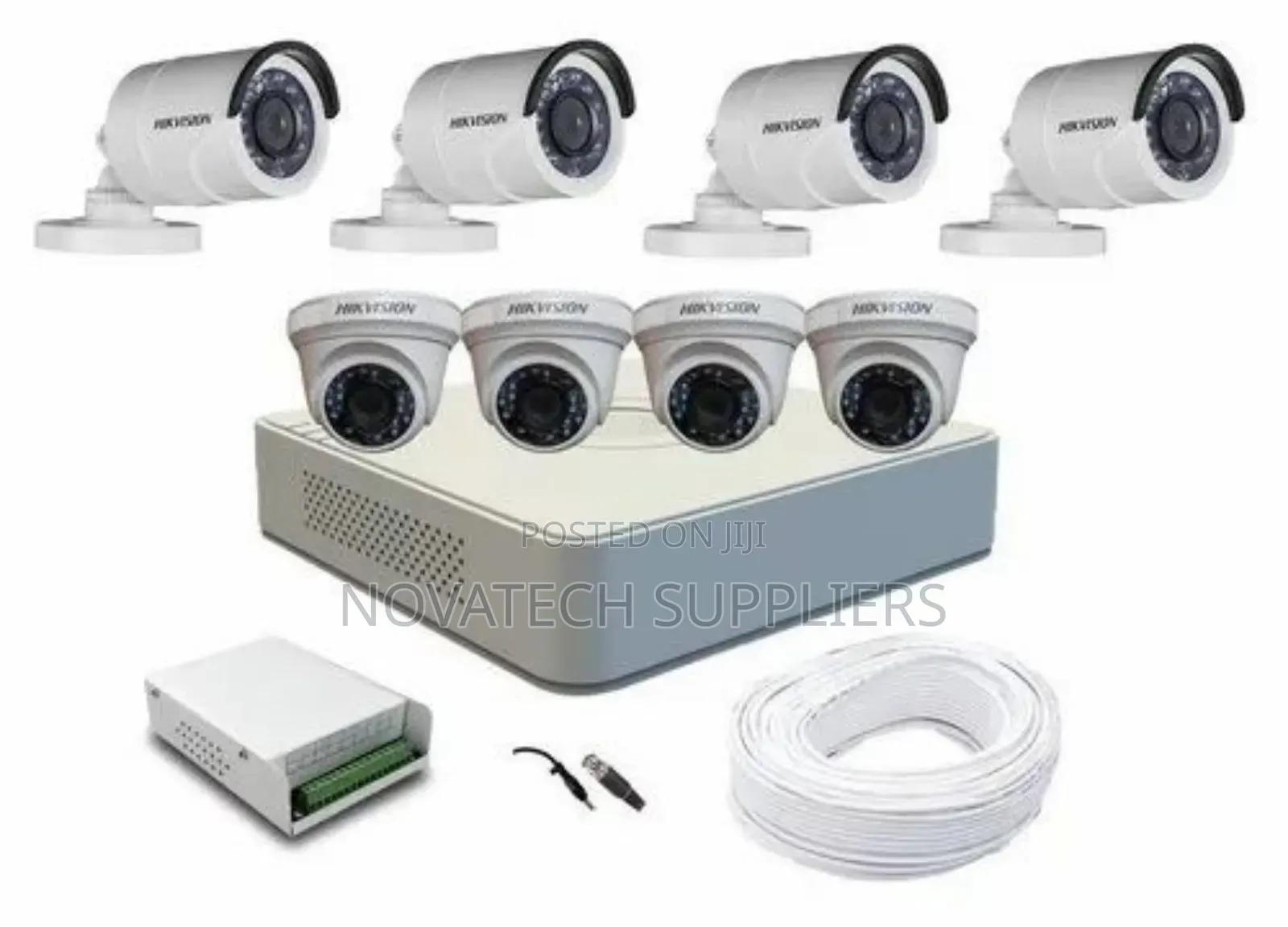 8 Channel Hik Vision CCTV Camera System Kit Quok