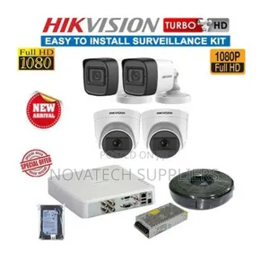 4 Channel Hik Vision CCTV Camera System Kit Turbo Hd Veda
