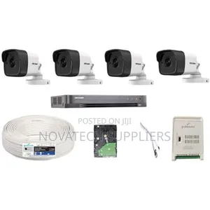 4 Channel Hik Vision CCTV Camera System Kit Full Color Olivo