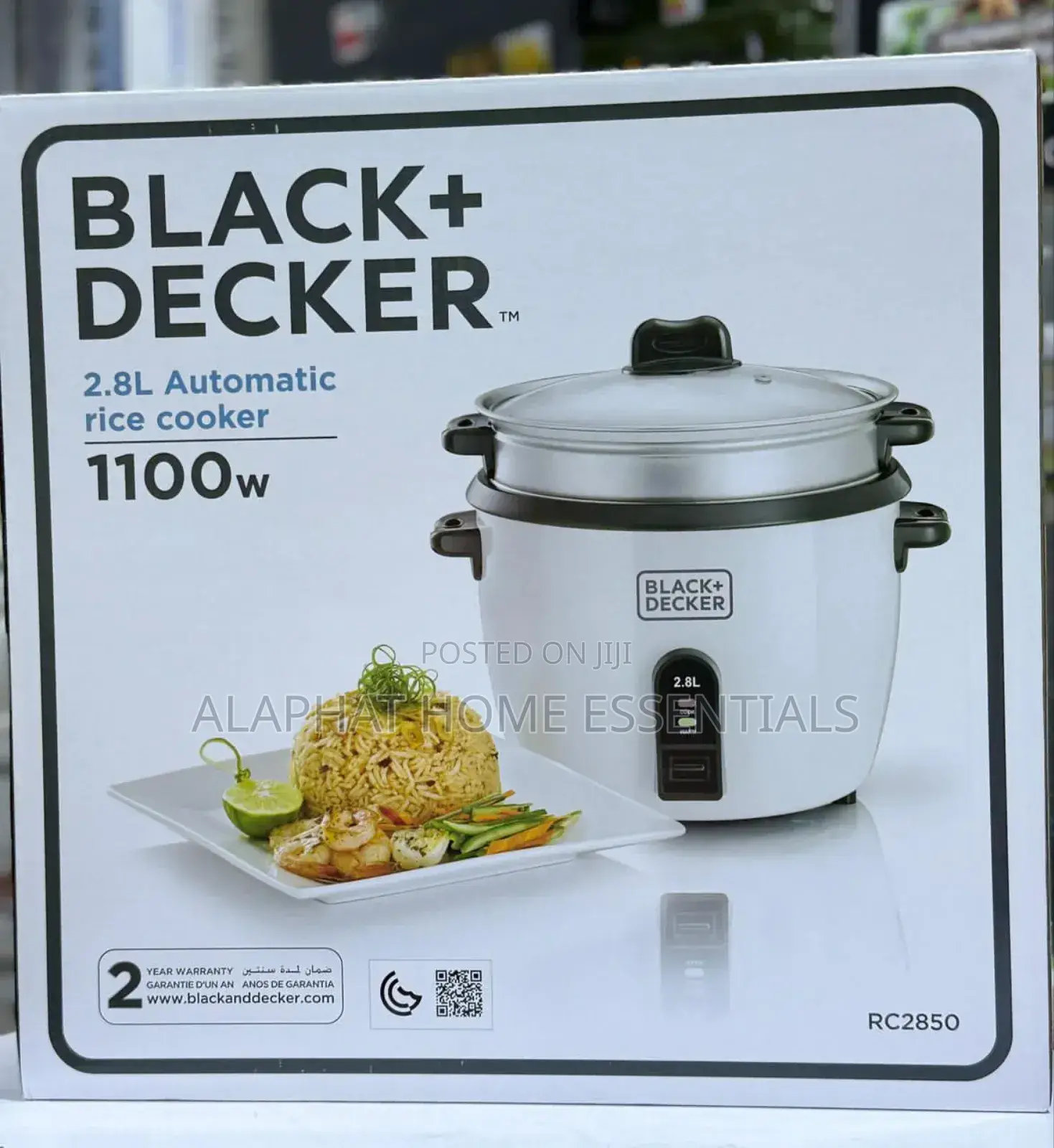 Black+Decker Automatic Rice Cooker 2.8litres