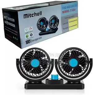 Mitchell Double Headed Vehicle Fan