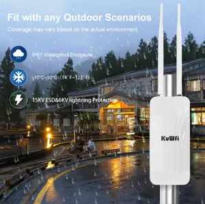 Kuwfi Outdoor Ap Router – High-Speed Wifi- Wifi Booster