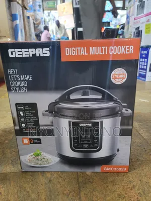 Geepas 8liters Electric Pressure Cooker With 2yrs Warranty