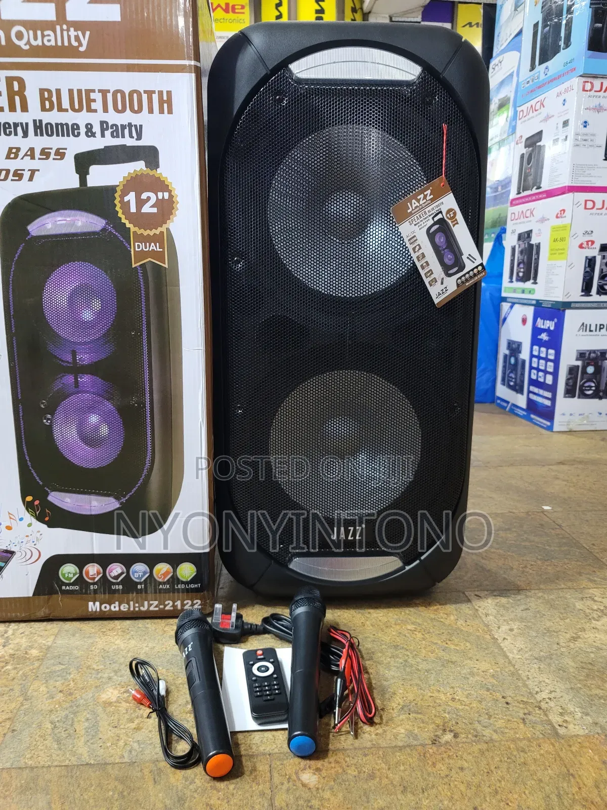 Jazz Rechargeable Bluetooth Speaker Jz-2122