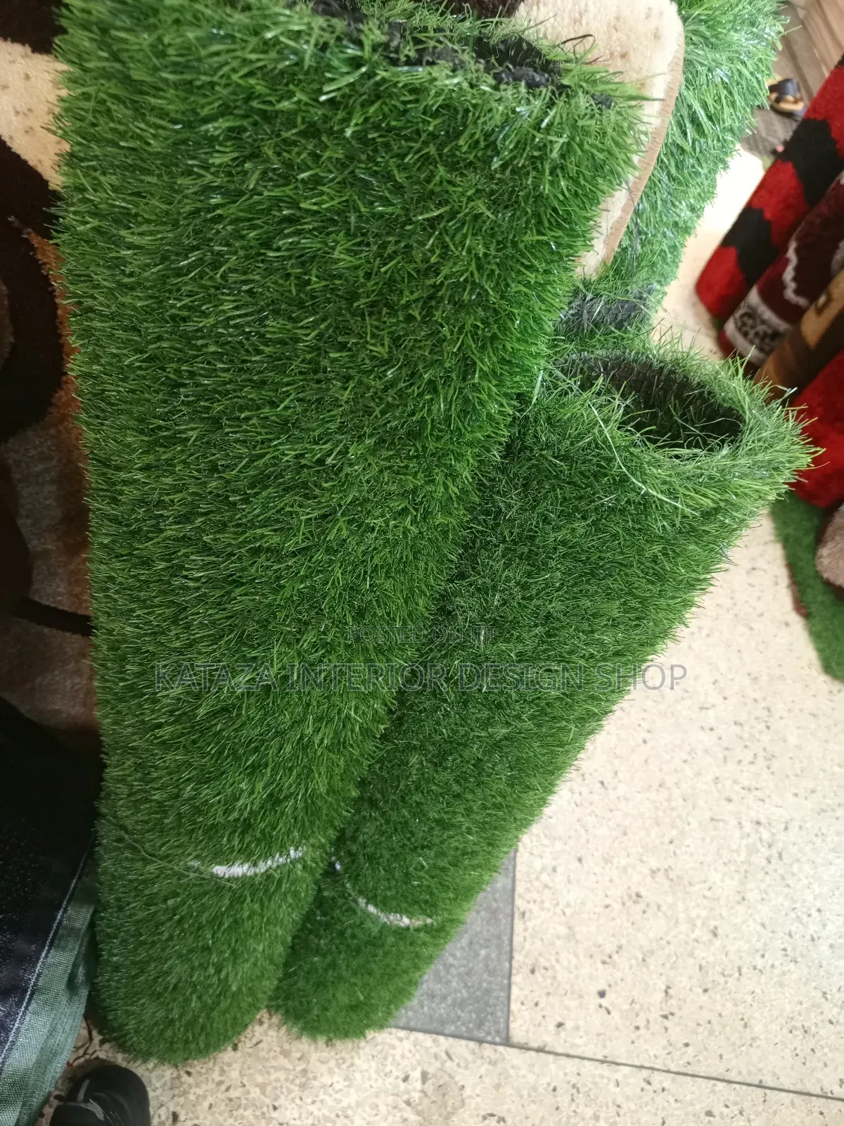 Light Green Grass Carpet/Home Use Grass Carpet