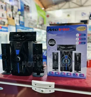 Mewe 3.1ch Extra Bass Speaker System With Bluetooth - Black