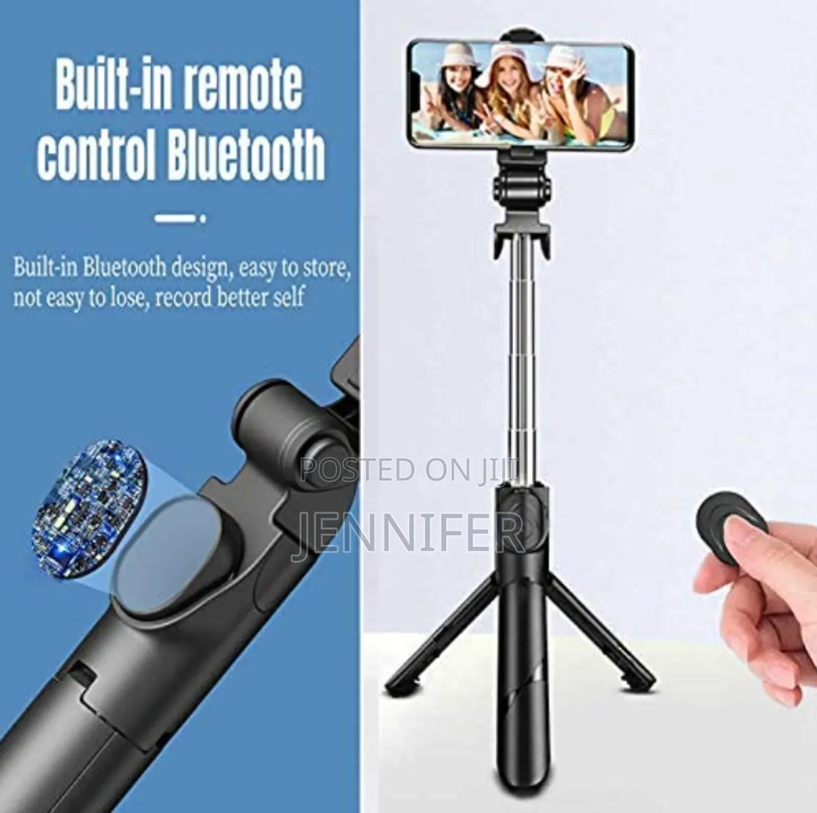 Multifunctional Wireless Selfie Stick