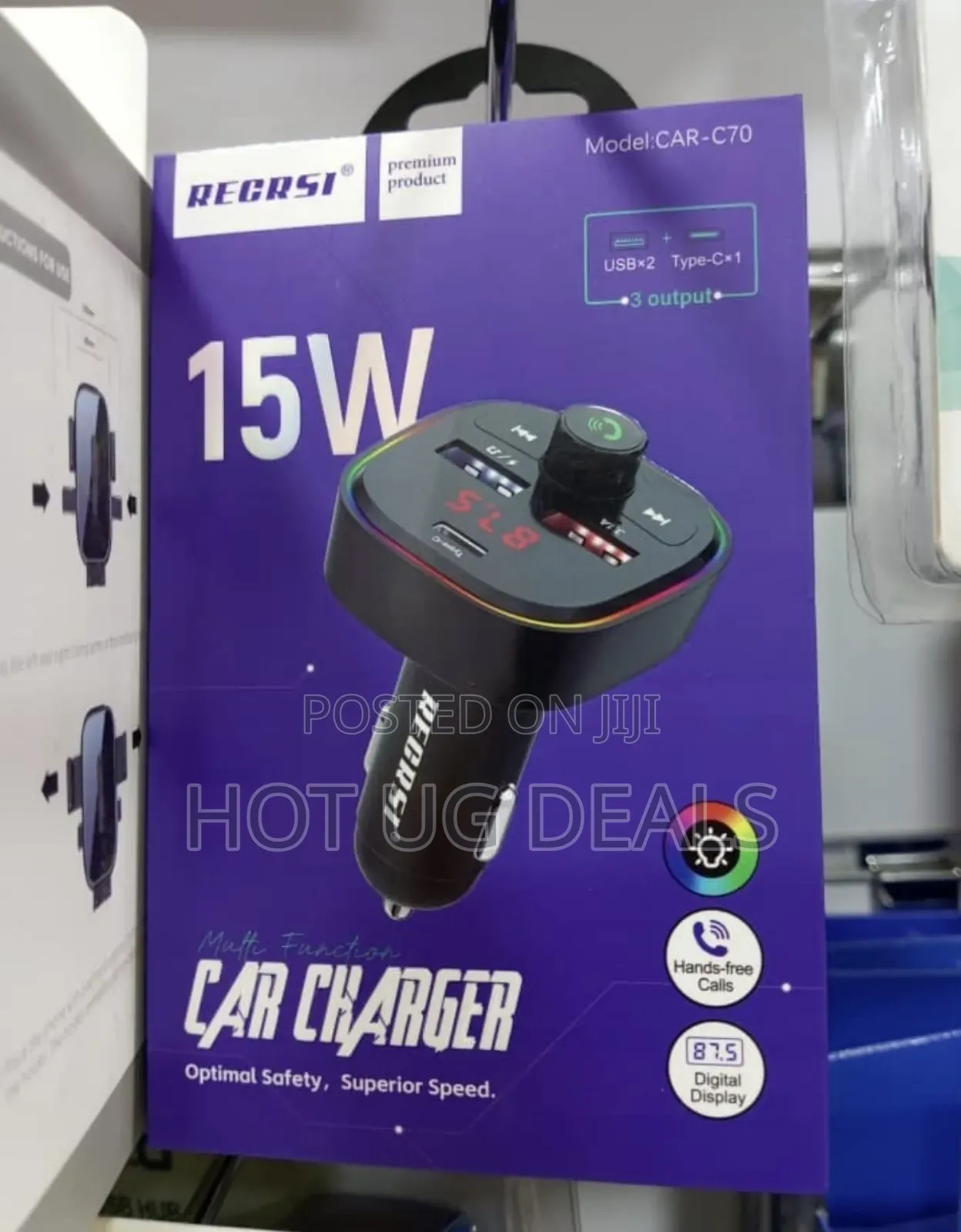 Car-c70 Multi-function Car Charger -