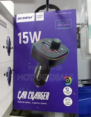 Car-c70 Multi-function Car Charger -