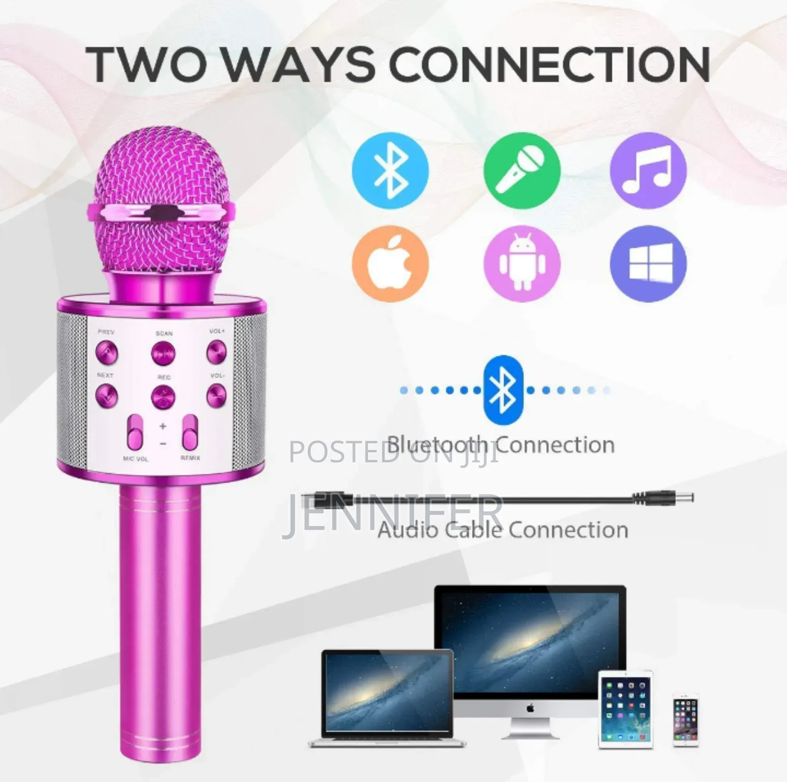 Ws-858 Bluetooth Wireless Microphone