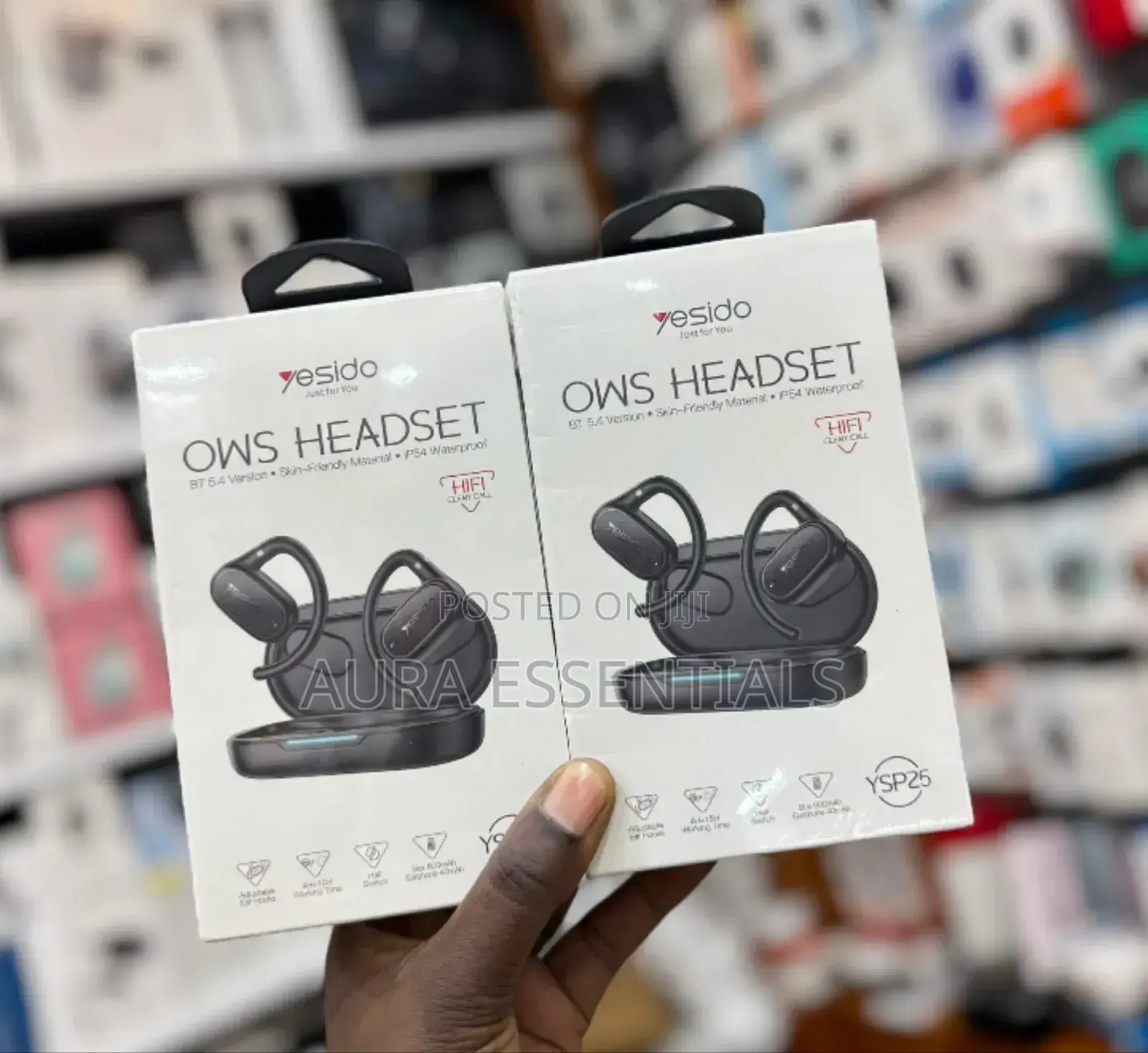 Yesido Ysp25 5.4 Bluetooth Version Adjustable Ear Hooks