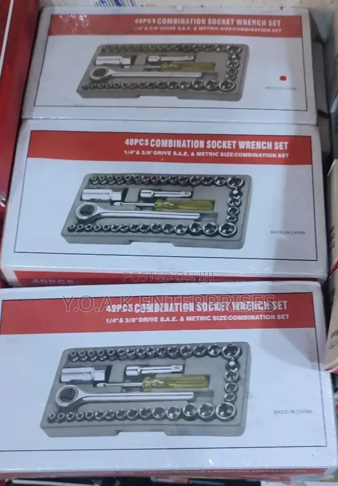40 PCS Combination Socket Wrench Set