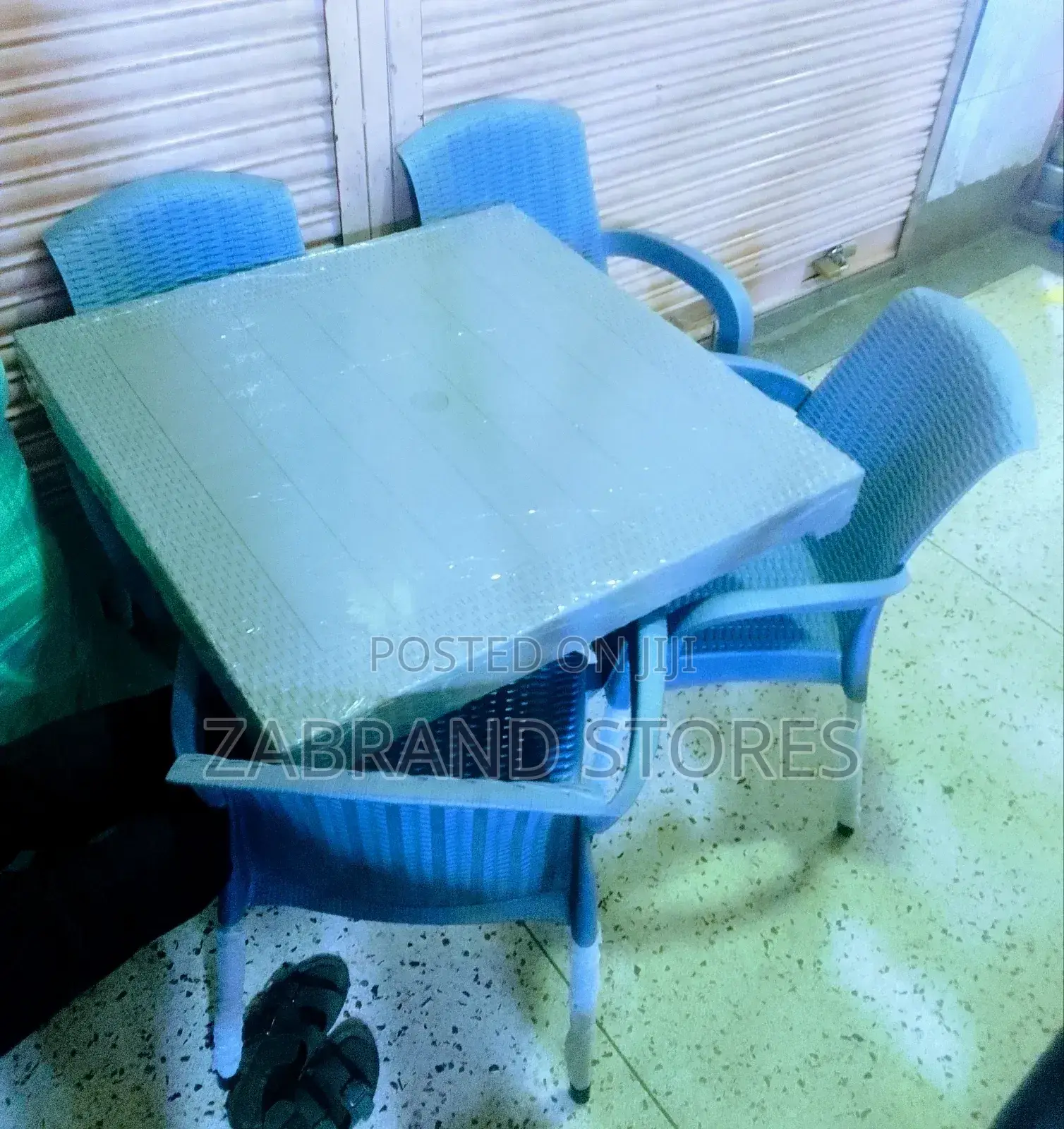 Hard Plastic Table Set 5 PCS