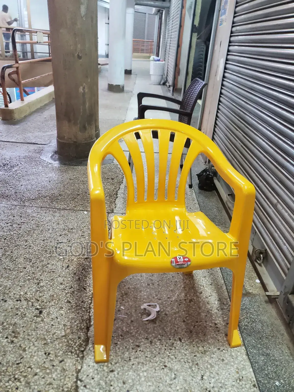 Yellow Outdoor Plastic Chairs