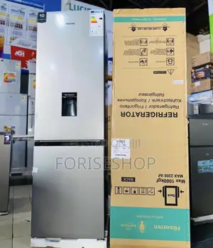 Hisense 341l Double Door Fridge Freezer With Dispenser