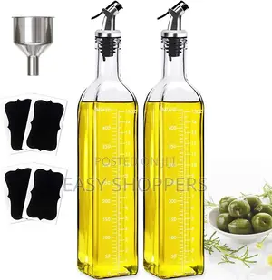 Olive Oil Dispenser, Vinegar and Olive Oil Bottle Dispenser
