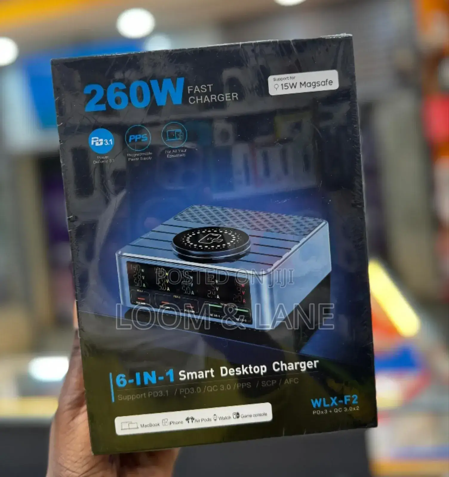 6 in 1 Smart Desktop Charger 260w