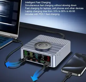 6 in 1 Smart Desktop Charger 260w
