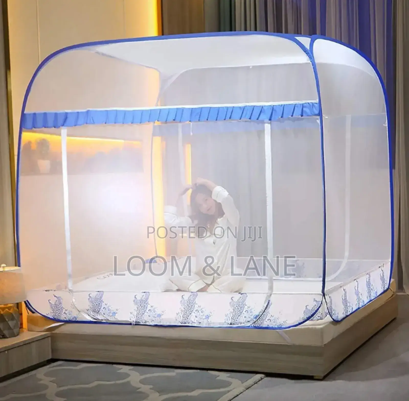 Mosquito Net Pop Up Doppelt Bed Canopy
