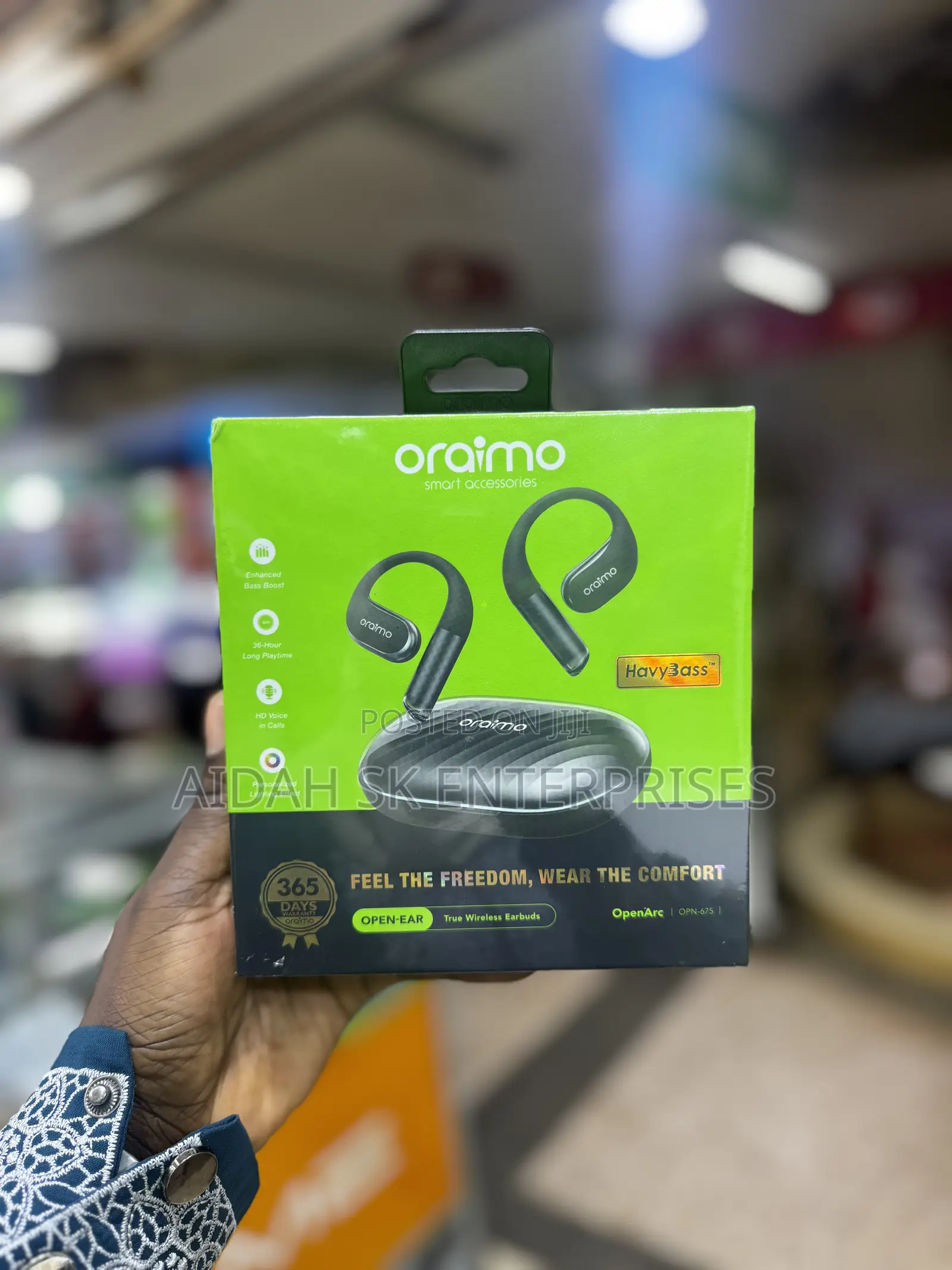 Oraimo Openarc Open-Ear Wireless Earphones