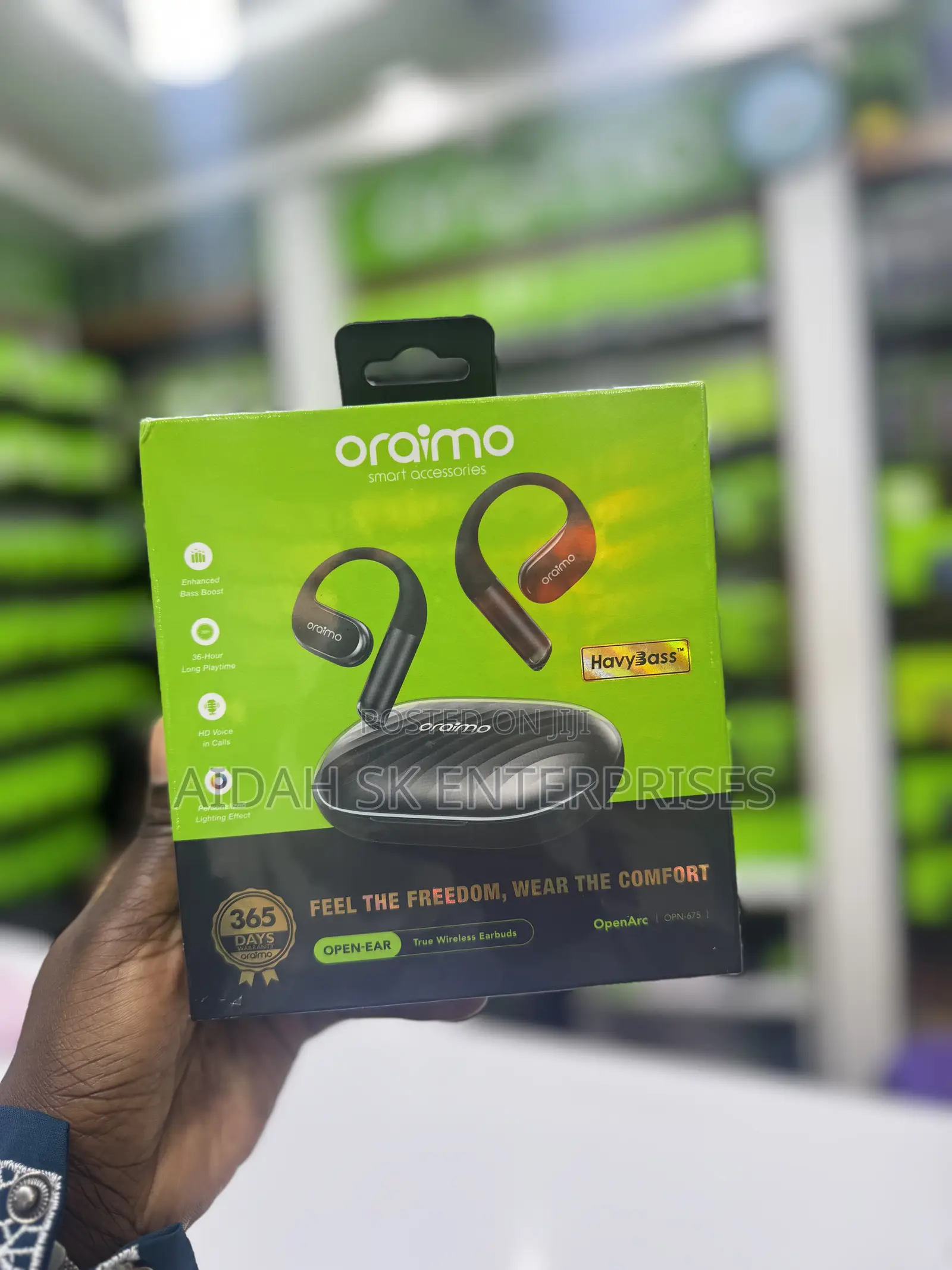 Oraimo Openarc Open-Ear Wireless Earphones
