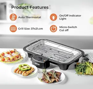 Geepas Anti-Rust Barbecue Grill GBG-877